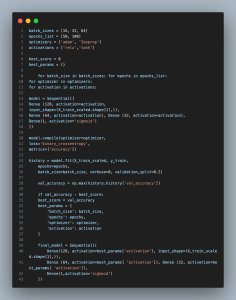 Hyperparameter Tuning with Manual Approach